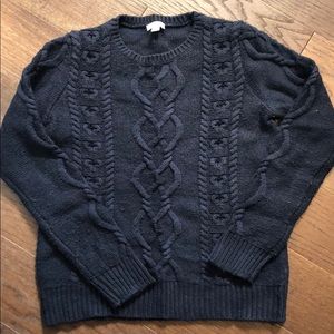THE GAP Navy cable knit sweater